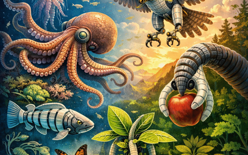 Soft Robotics: A Technical Revolution Inspired by the Intelligence of Nature