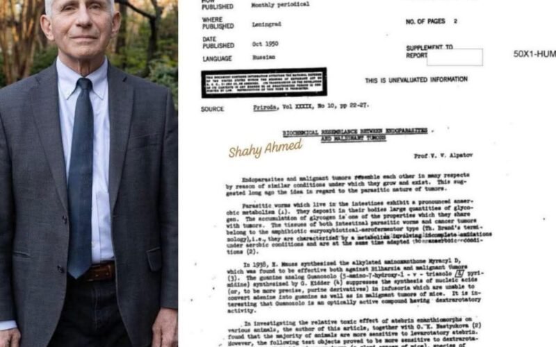 A CIA Confidential Document on the Biochemical Similarities Between Cancer and Parasites: Full Translation and Explanation