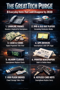 The Great Tech Purge: 8 Everyday Items That Could Disappear by 2030